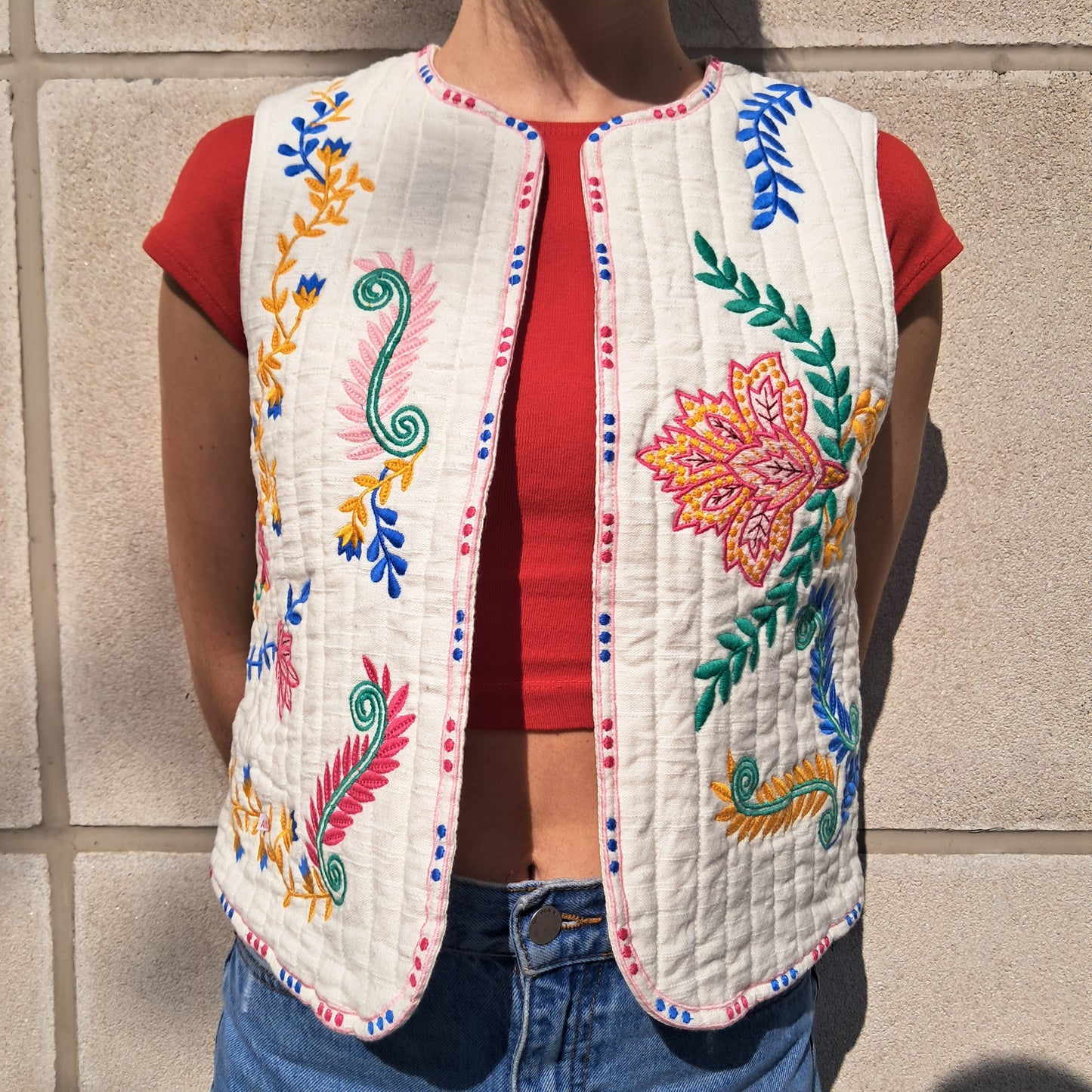 gilet galie | ecru